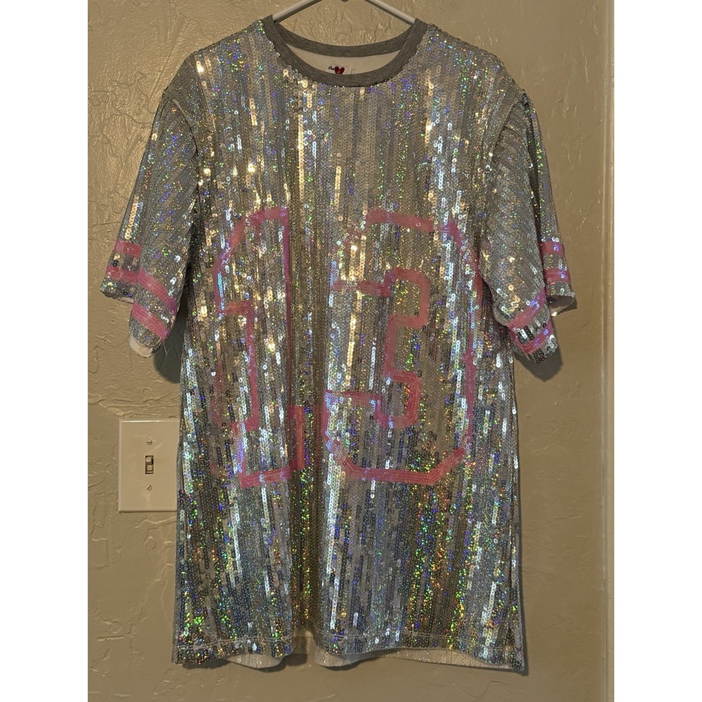 Heart & Heels Sequin 13 Jersey Dress Size L/XL